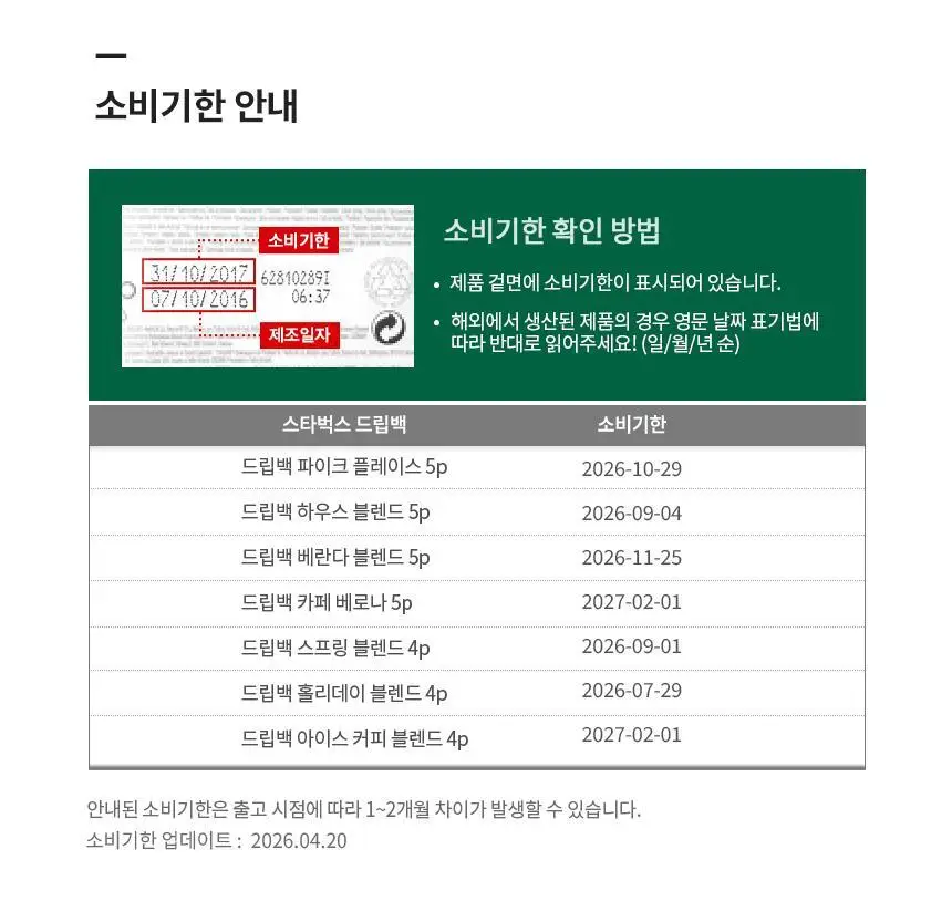 [공식] 스타벅스 드립백 3BOX 패키지 (베란다/파이크/하우스 선택가능) 상세페이지 4